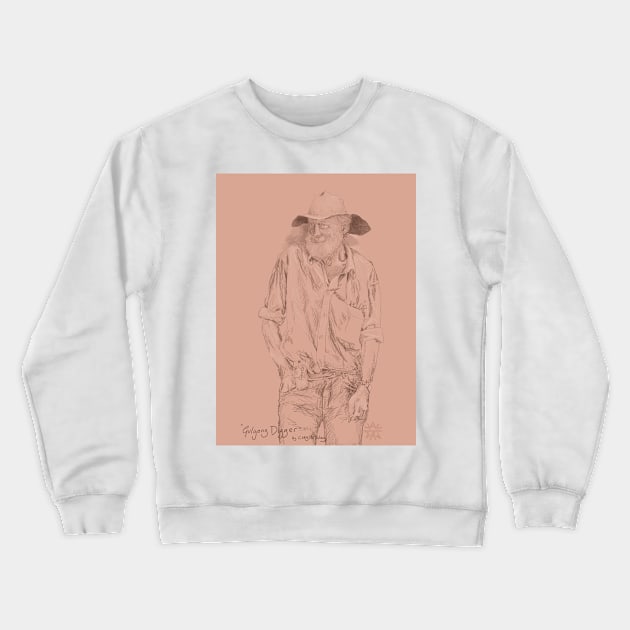 Gulgong Digger Crewneck Sweatshirt by McAulay1